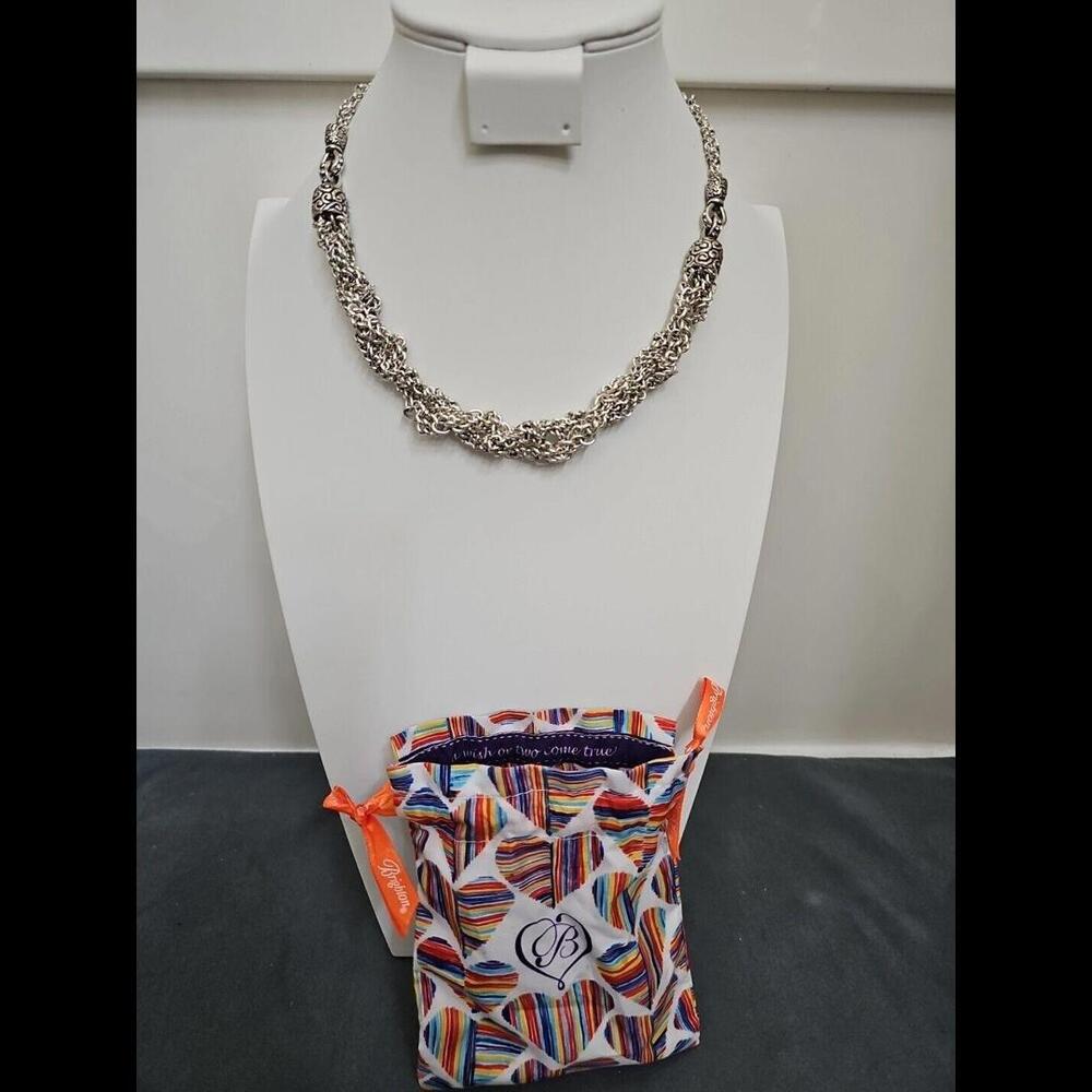 Brighton Cher Jazz Chunky Necklace‎ With Bag